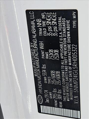 Certified 2024 Hyundai Santa Fe SEL image 15