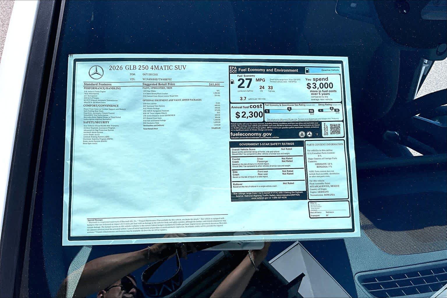 New 2026 Mercedes-Benz GLB 250 4MATIC image 19
