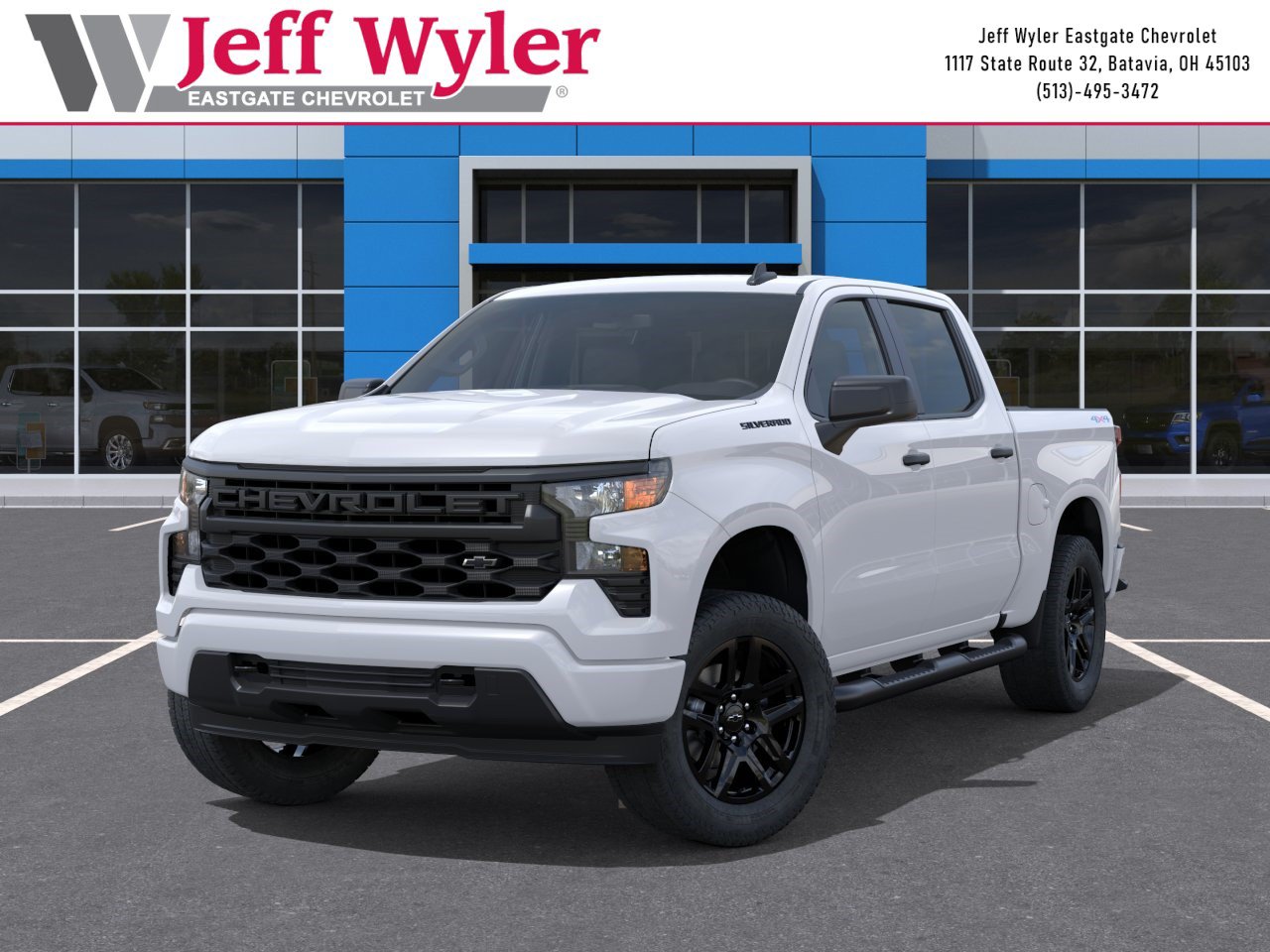New 2026 Chevrolet Silverado 1500 Custom w/ Turbomax Blackout Package AWD/4WD image 7