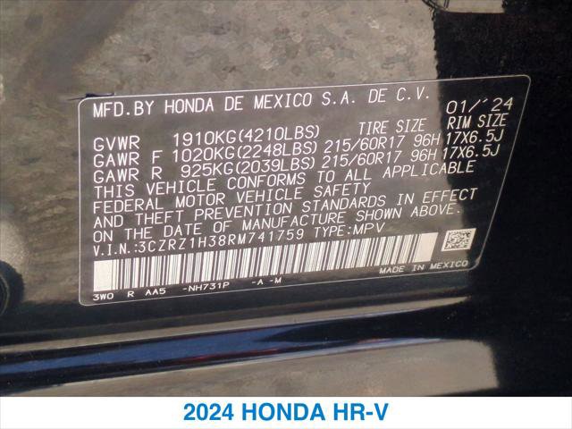 Certified 2024 Honda HR-V LX image 26