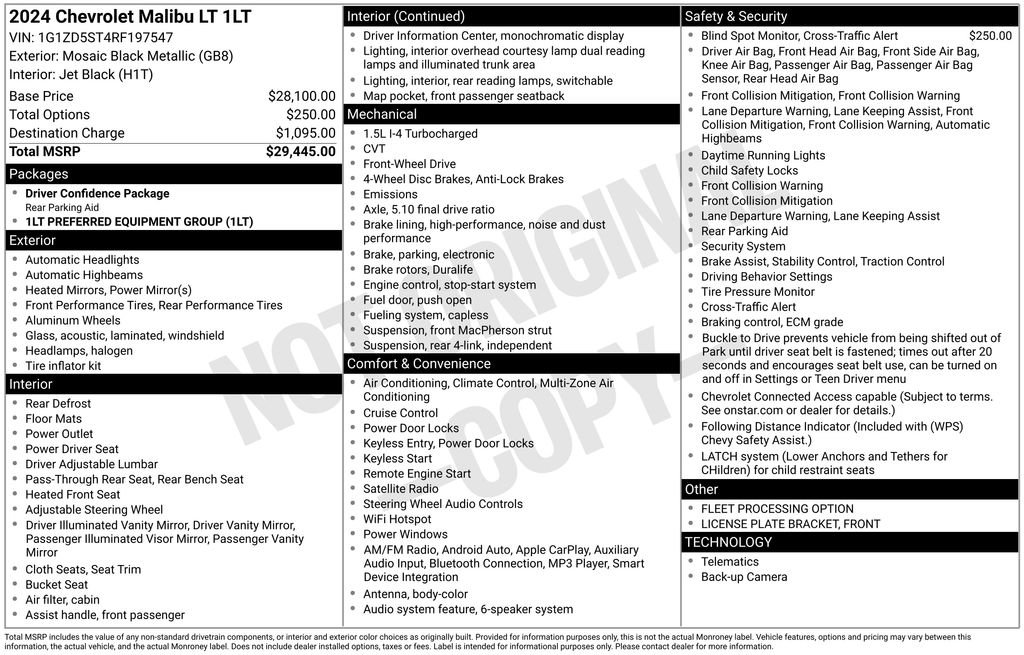 Used 2024 Chevrolet Malibu LT image 5