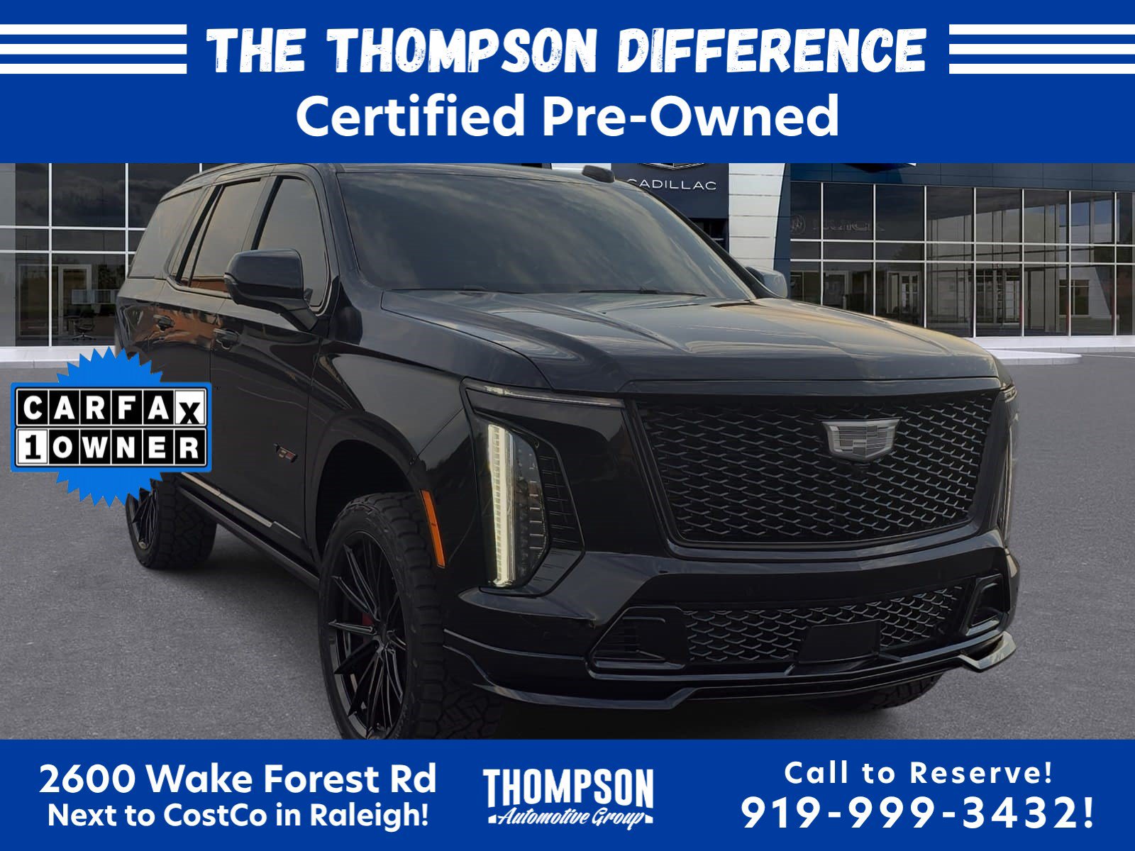 Certified 2026 Cadillac Escalade V AWD/4WD image 1