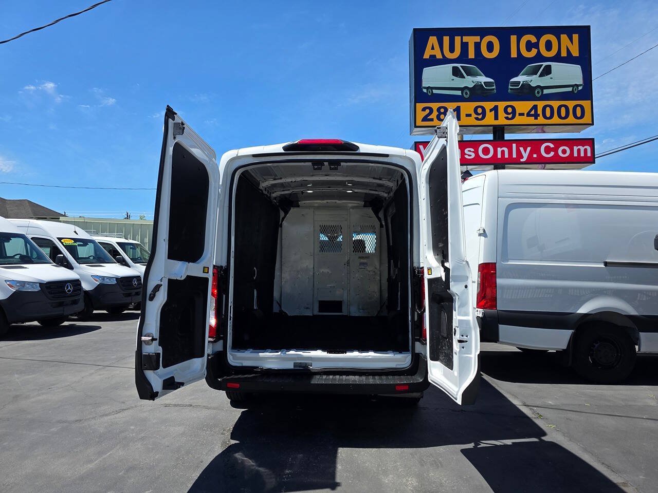 Used 2023 Ford Transit 150 Medium Roof w/ Load Area Protection Package RWD image 12