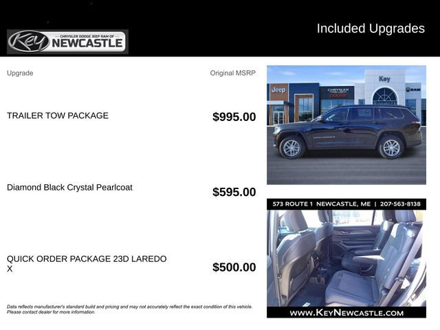 New 2024 Jeep Grand Cherokee L Laredo w/ Trailer Tow Package AWD/4WD image 3