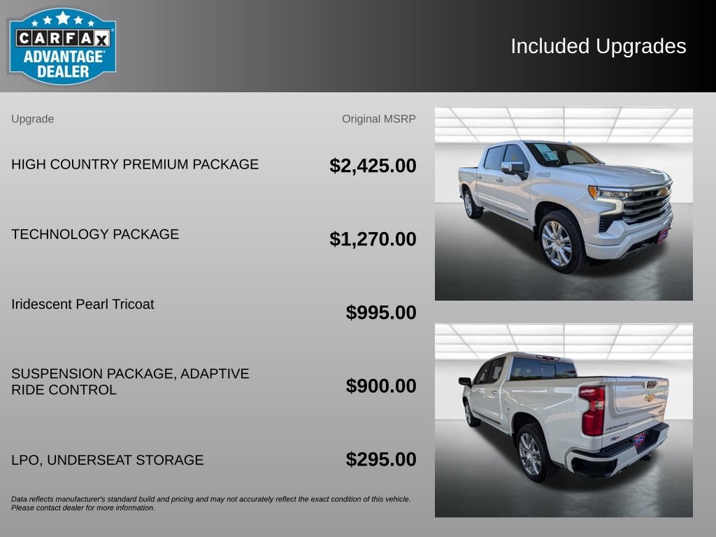 Certified 2024 Chevrolet Silverado 1500 High Country w/ High Country Premium Package AWD/4WD image 3