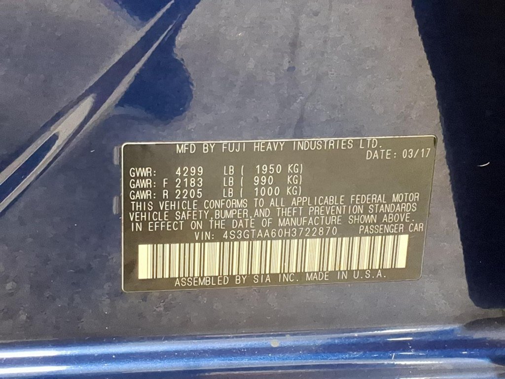 Used 2017 Subaru Impreza 2.0i AWD/4WD image 20