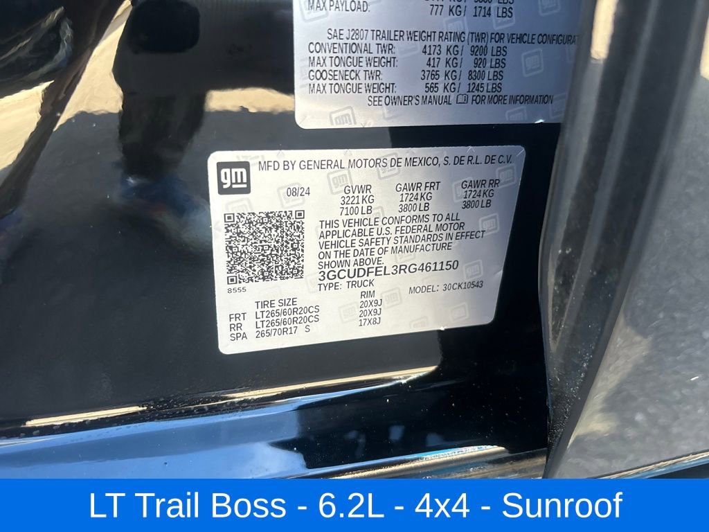 Used 2024 Chevrolet Silverado 1500 LT Trail Boss w/ Convenience Package II image 30