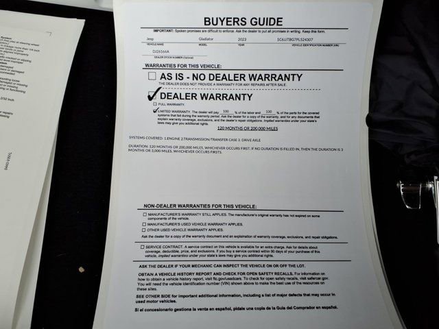 Used 2023 Jeep Gladiator Rubicon w/ Cold Weather Group image 35