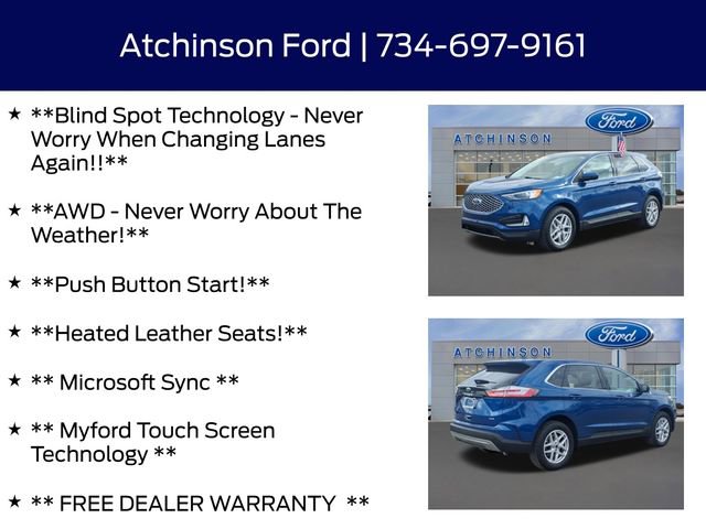 Certified 2023 Ford Edge SEL w/ Convenience Package AWD/4WD image 9