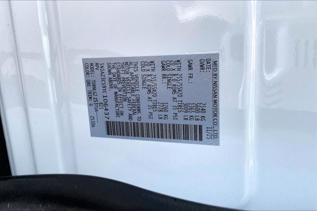 New 2026 Nissan Murano SL image 44