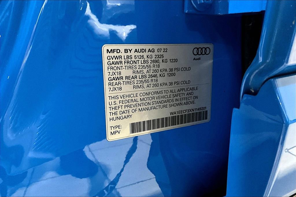 Used 2022 Audi Q3 2.0T Premium Plus image 19