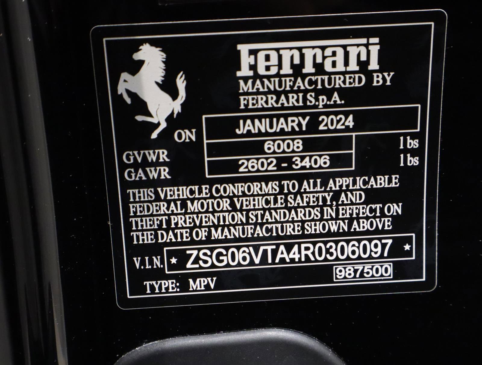 Used 2024 Ferrari Purosangue AWD AWD image 41