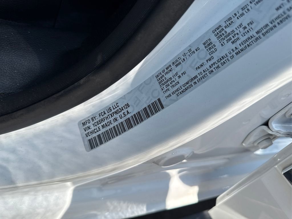 Used 2023 RAM 1500 Limited w/ Body Color Bumper Group image 17