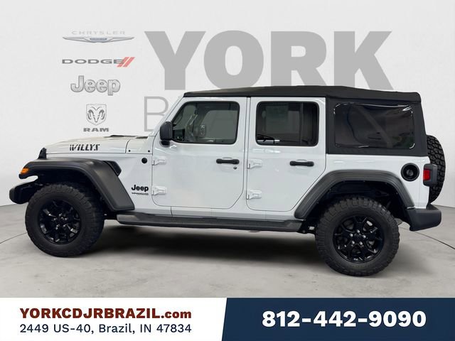 Used 2022 Jeep Wrangler Unlimited Willys image 2