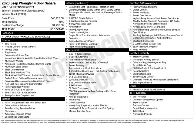 Used 2023 Jeep Wrangler Sahara image 27