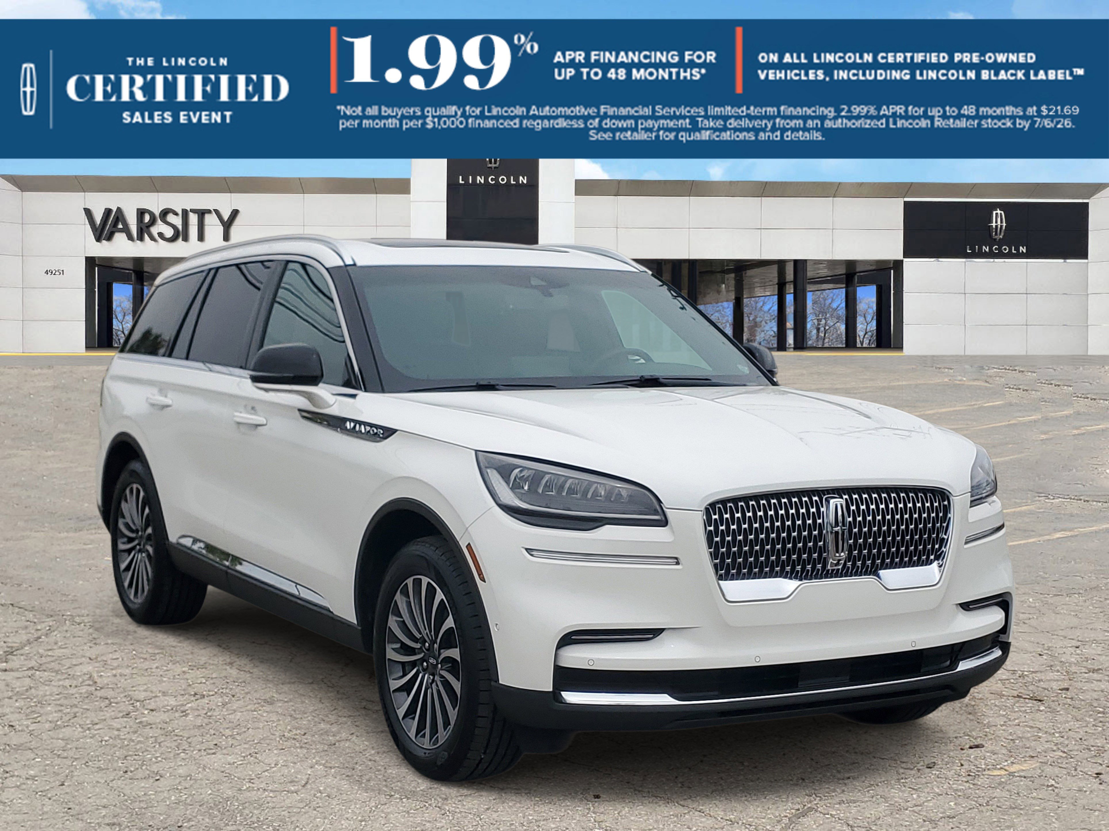 Certified 2024 Lincoln Aviator Reserve w/ Equipment Group 201A AWD/4WD image 1