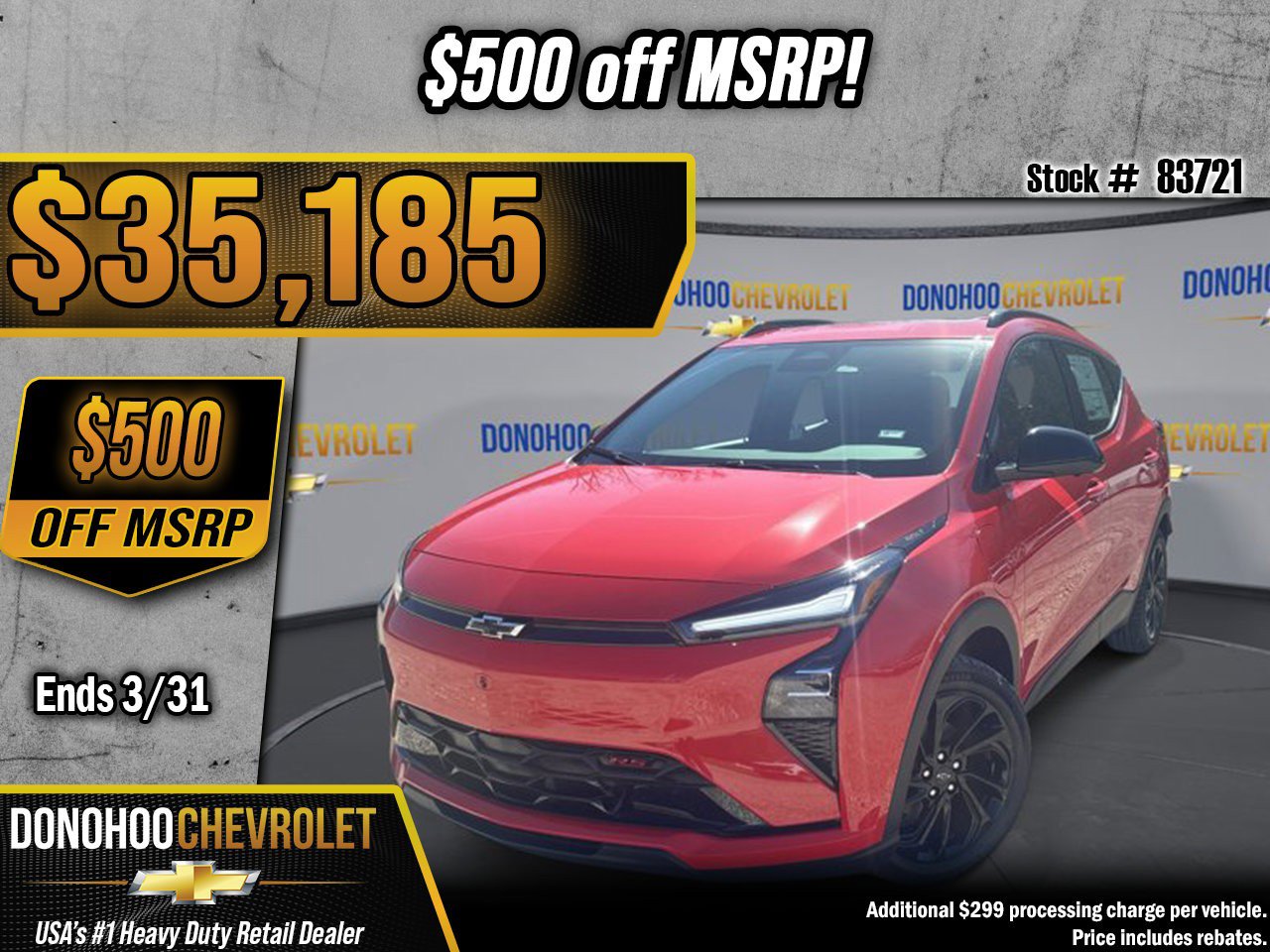 New 2027 Chevrolet Bolt RS w/ Technology Package image 1