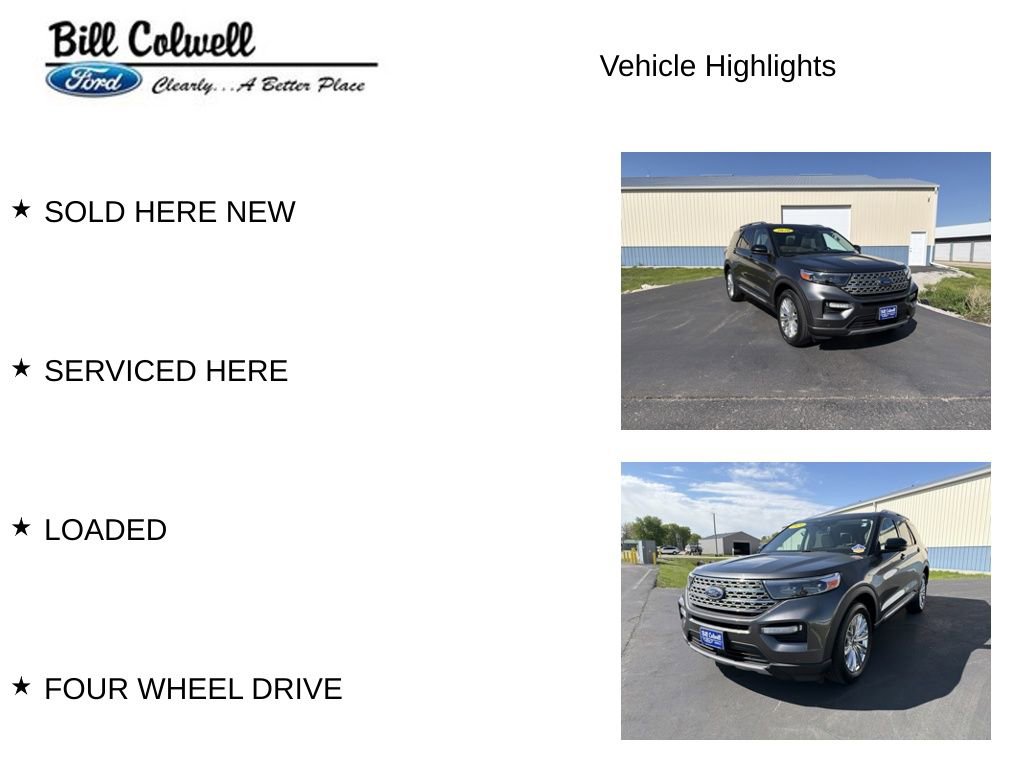 Used 2020 Ford Explorer Limited w/ Class III Trailer Tow Package AWD/4WD image 21