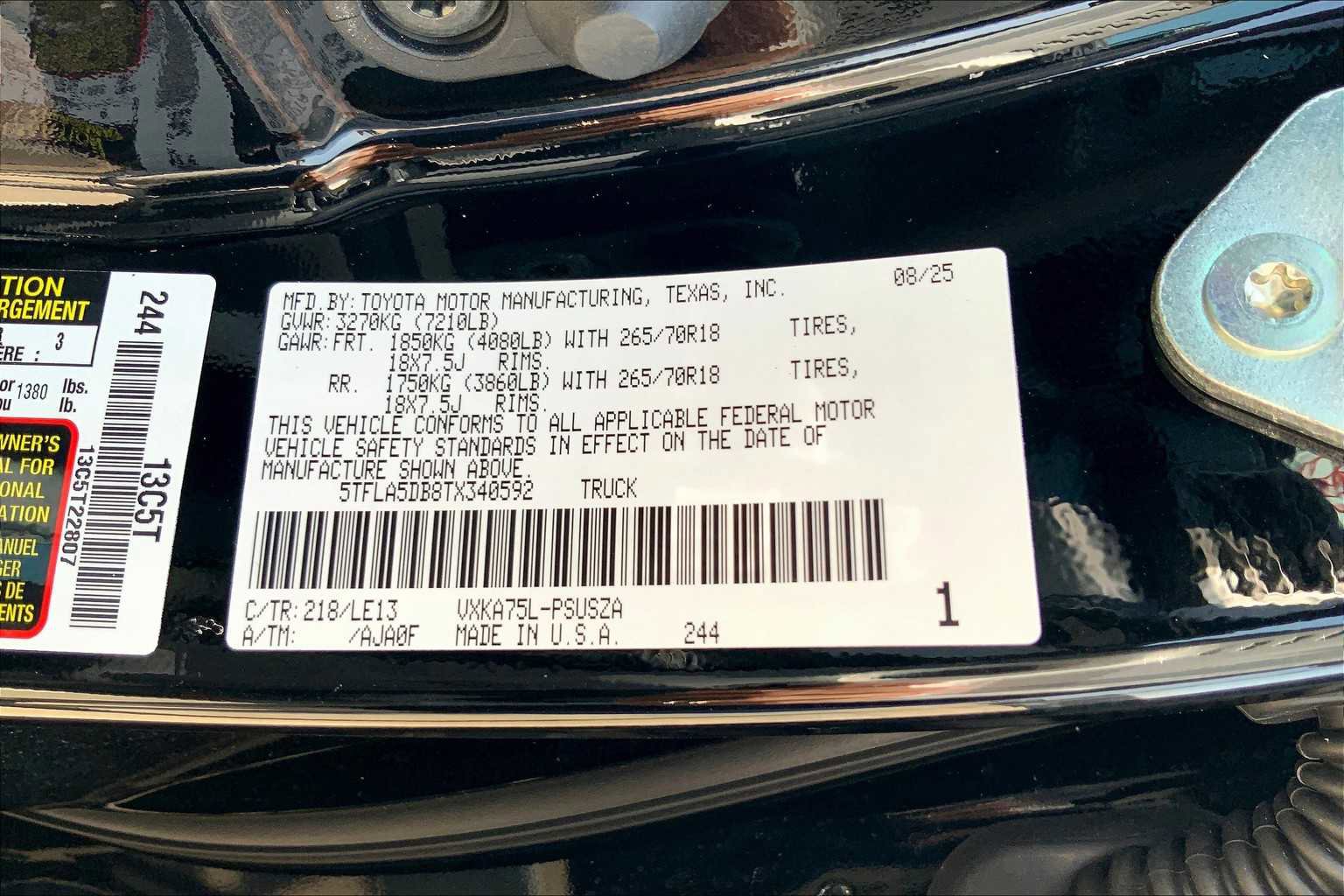 New 2026 Toyota Tundra SR5 image 19