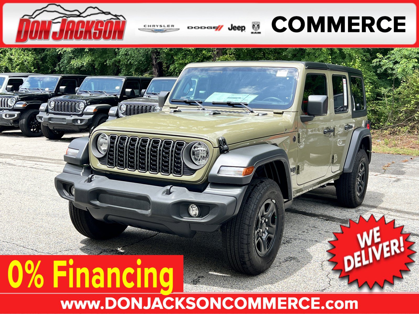 New 2026 Jeep Wrangler Unlimited Sport