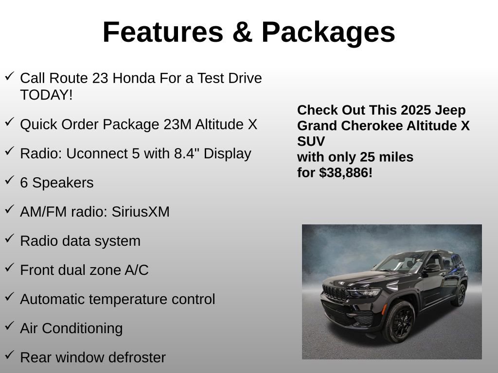 Used 2025 Jeep Grand Cherokee Altitude image 4