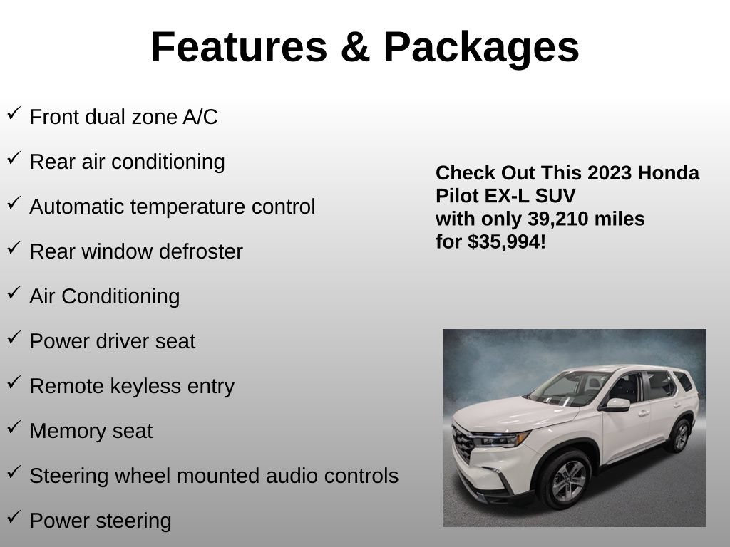 Used 2023 Honda Pilot EX-L image 8