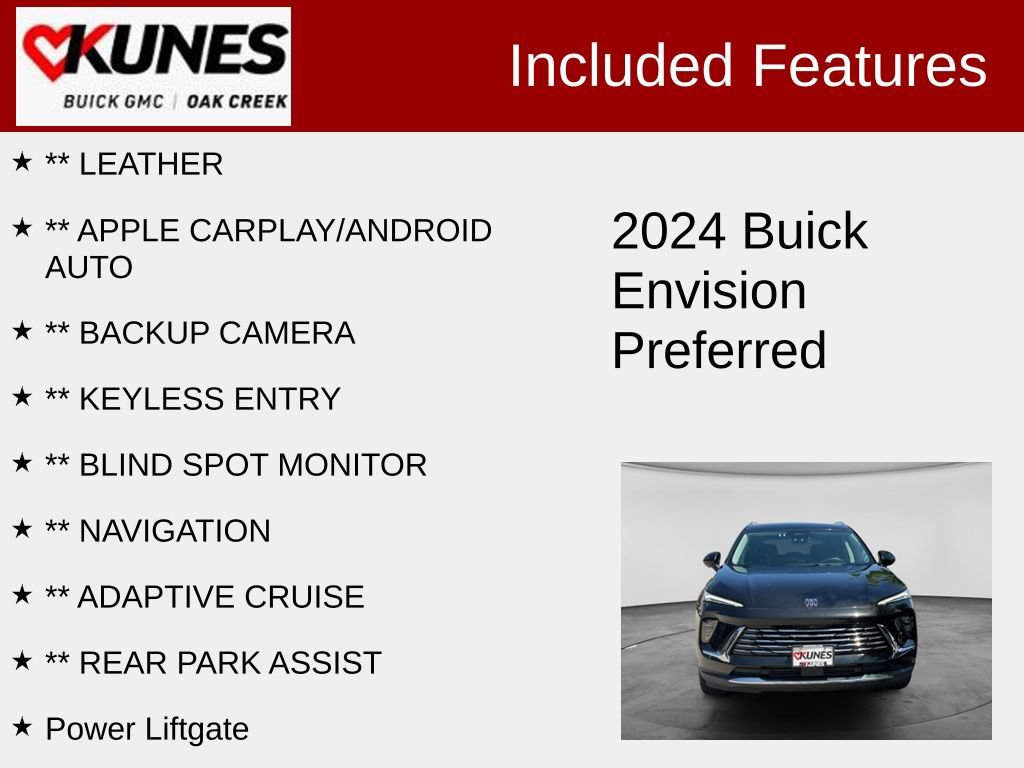 Used 2024 Buick Envision Preferred AWD/4WD image 2