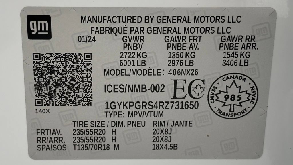 Used 2024 Cadillac XT6 Sport w/ Technology Package AWD/4WD image 57