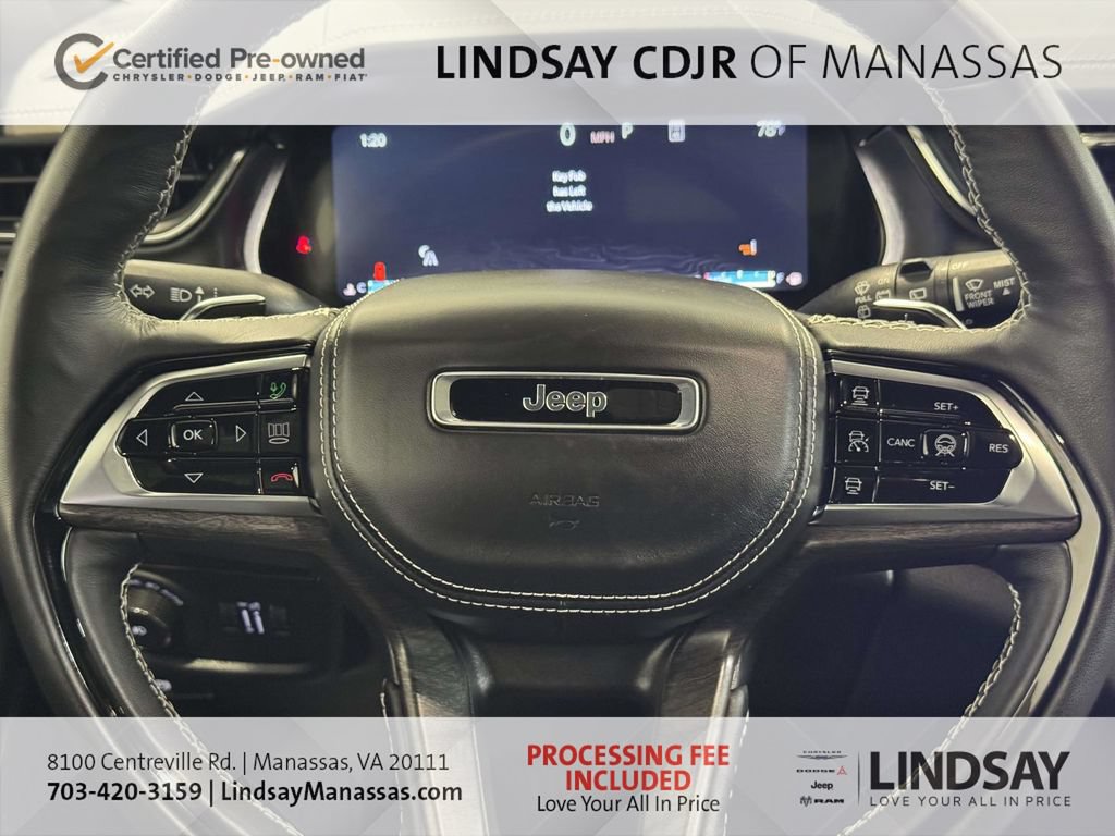 Used 2025 Jeep Grand Cherokee L Overland w/ Advanced Protech Group III AWD/4WD image 24