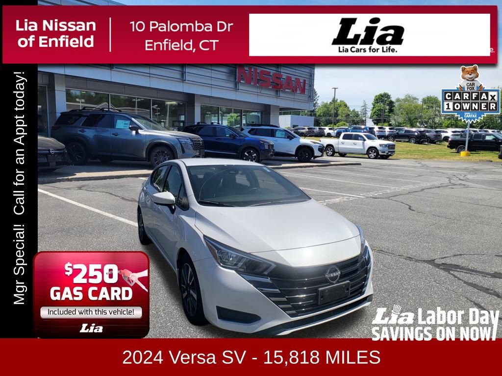 Used 2024 Nissan Versa SV w/ Trunk Package