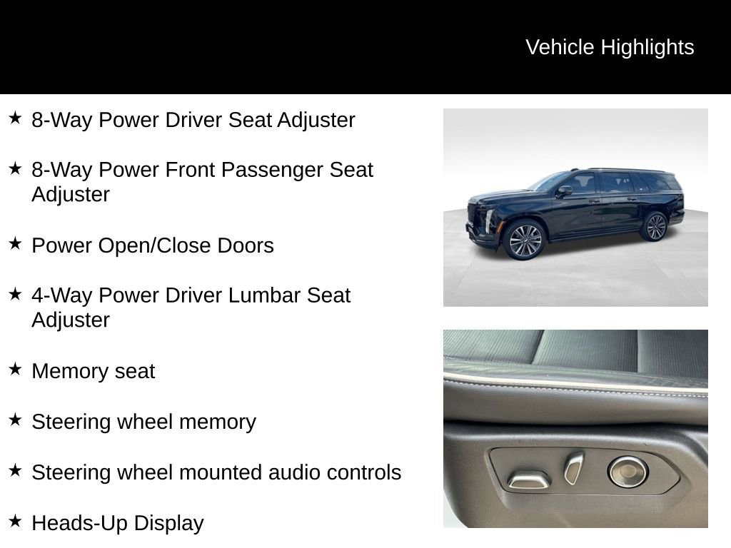 Certified 2026 Cadillac Escalade ESV Sport w/ Touring Package AWD/4WD image 17