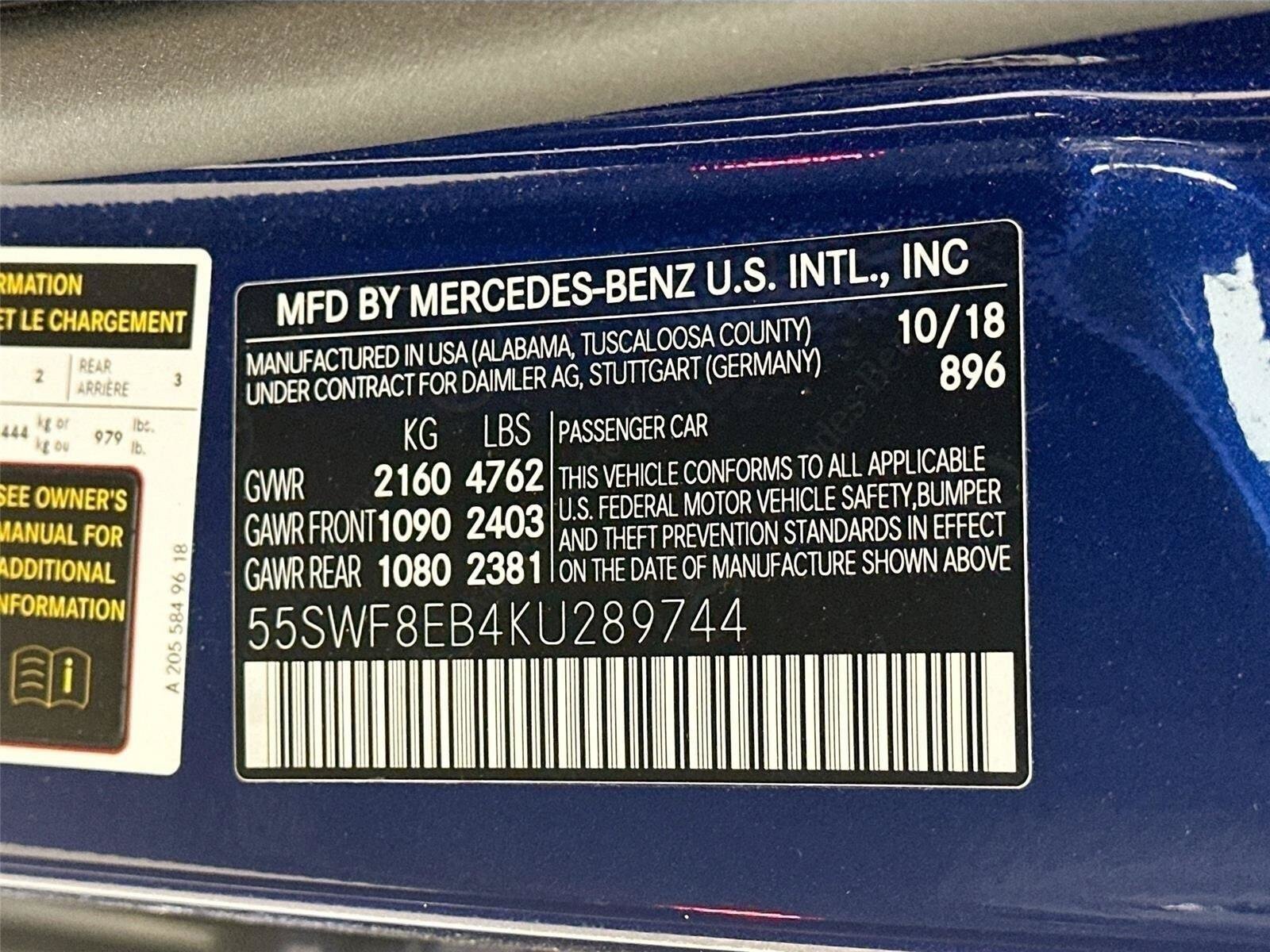 Certified 2019 Mercedes-Benz C 300 4MATIC Sedan image 6
