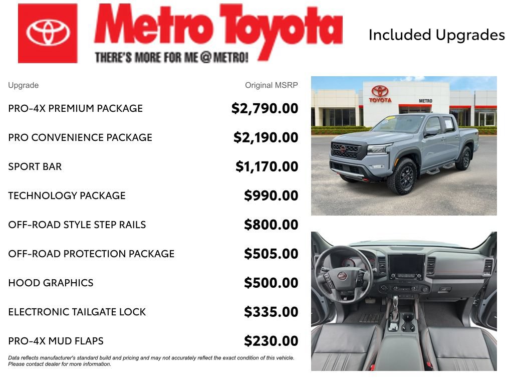 Used 2023 Nissan Frontier PRO-4X w/ Pro-4X Premium Package AWD/4WD image 4
