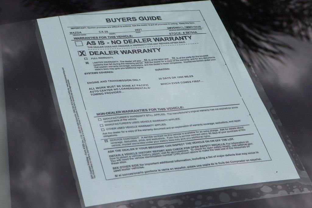 Used 2021 MAZDA CX-30 AWD 2.5 S w/ Preferred Package image 49