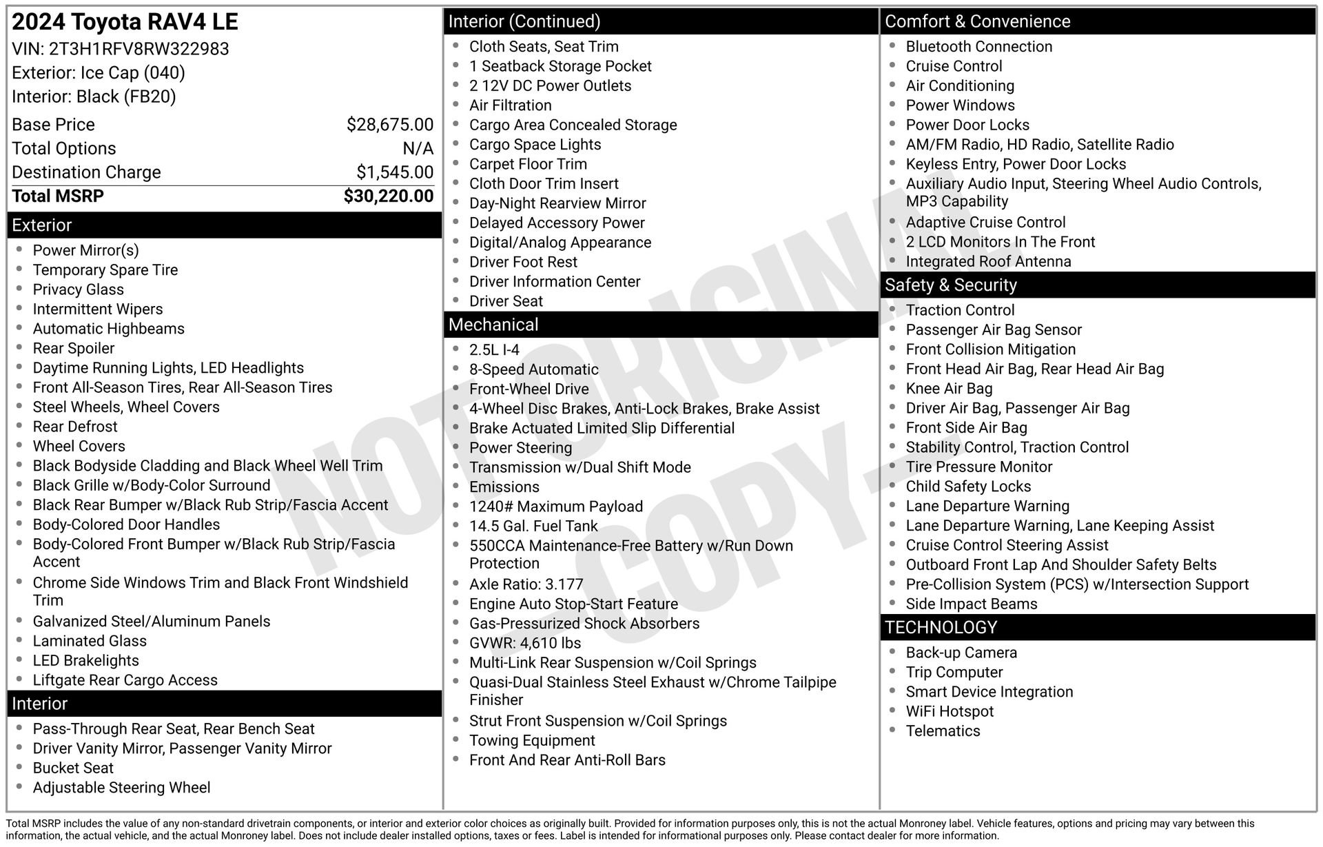 Certified 2024 Toyota RAV4 LE image 31