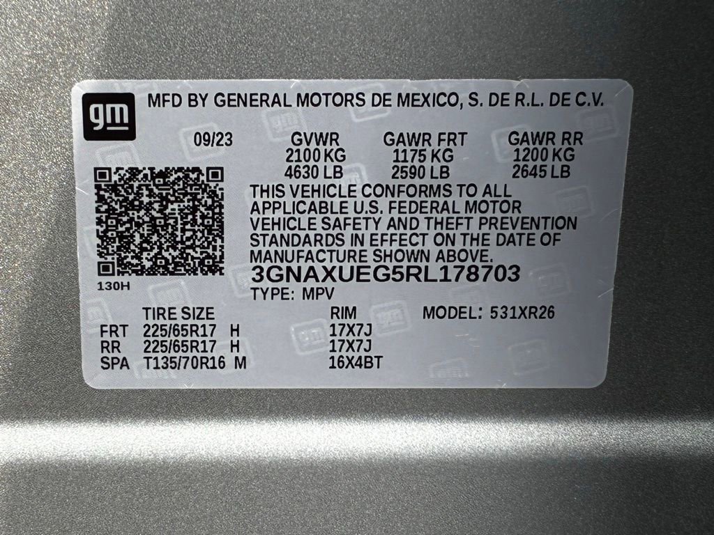 Used 2024 Chevrolet Equinox LT w/ LPO, Floor Liner Package image 22