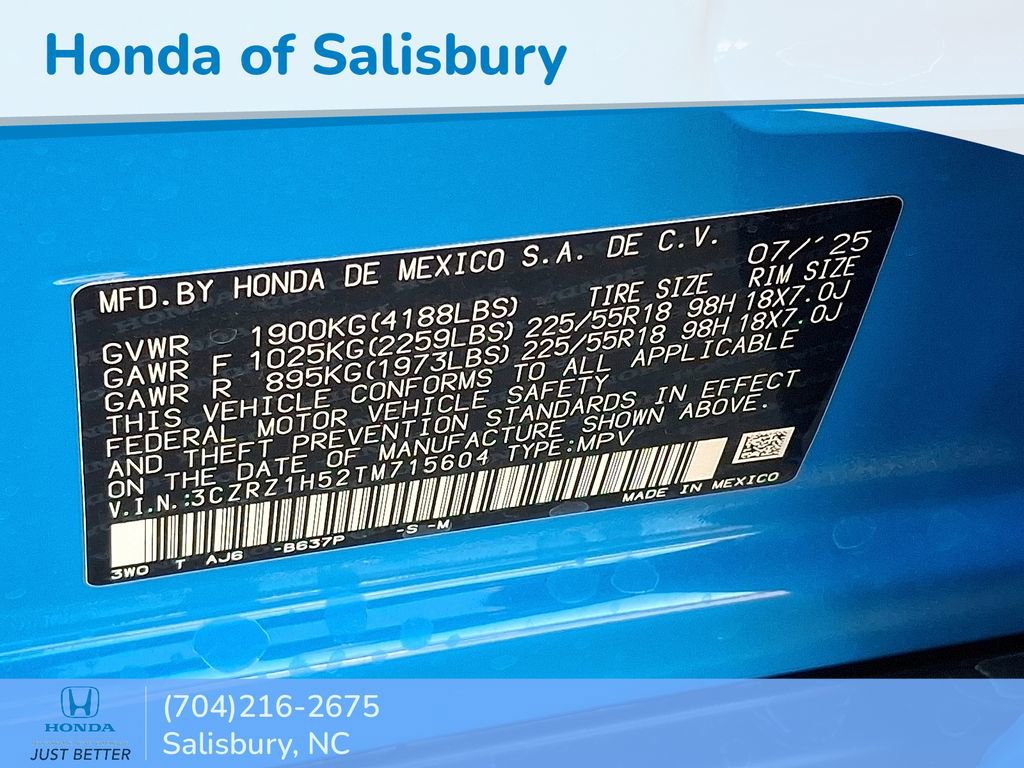 Used 2026 Honda HR-V Sport image 10