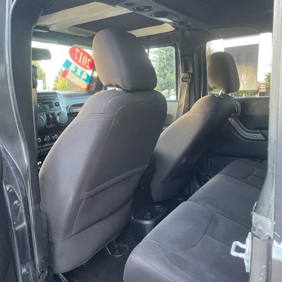 Used 2017 Jeep Wrangler Unlimited Sport w/ Quick Order Package 24S image 11