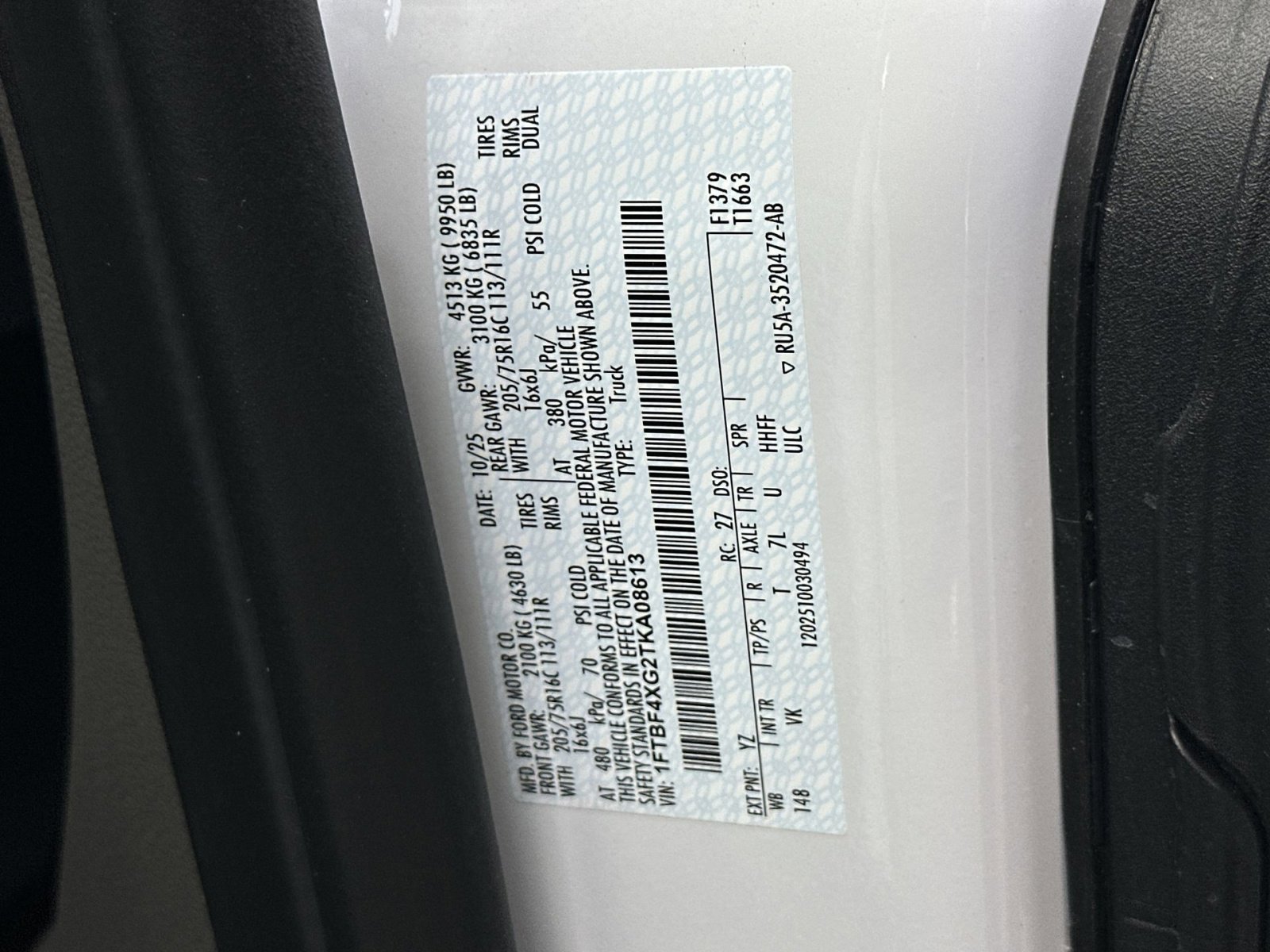 New 2026 Ford Transit 350 148 High Roof Extended DRW w/ Load Area Protection Package image 43