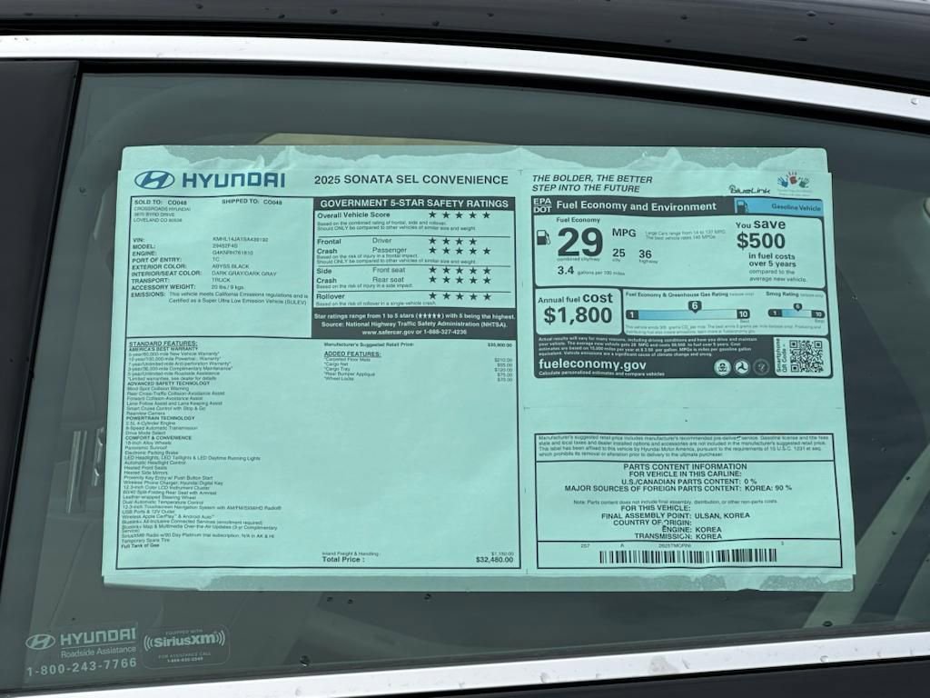 Used 2025 Hyundai Sonata SEL image 7