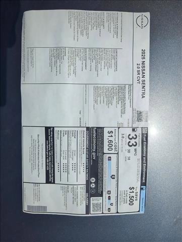 New 2025 Nissan Sentra SR w/ SR Premium Package image 23