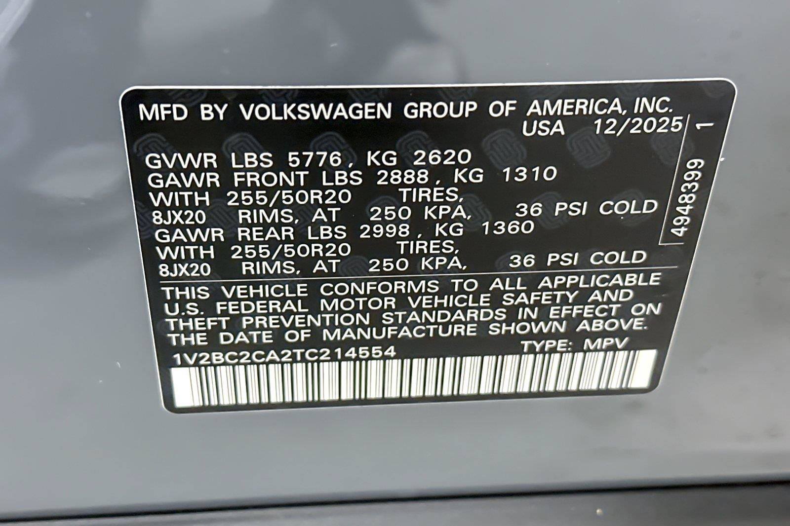 New 2026 Volkswagen Atlas Cross Sport SEL AWD/4WD image 27