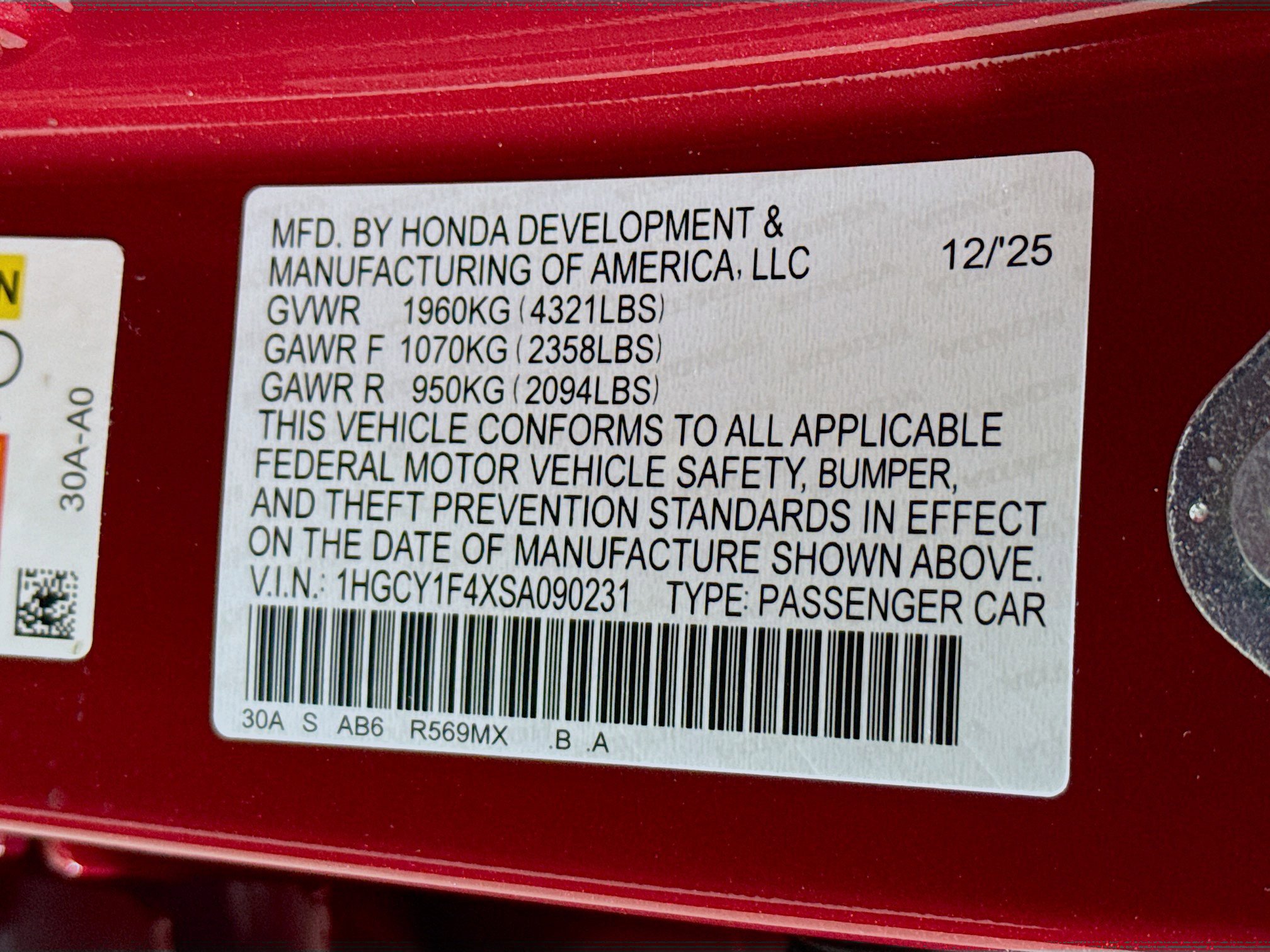 New 2025 Honda Accord SE image 37