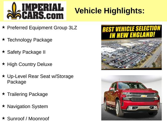 Used 2019 Chevrolet Silverado 1500 High Country w/ Technology Package AWD/4WD image 8