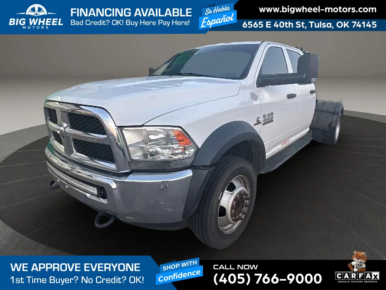 Used 2016 RAM 4500 Tradesman w/ Max Tow Package