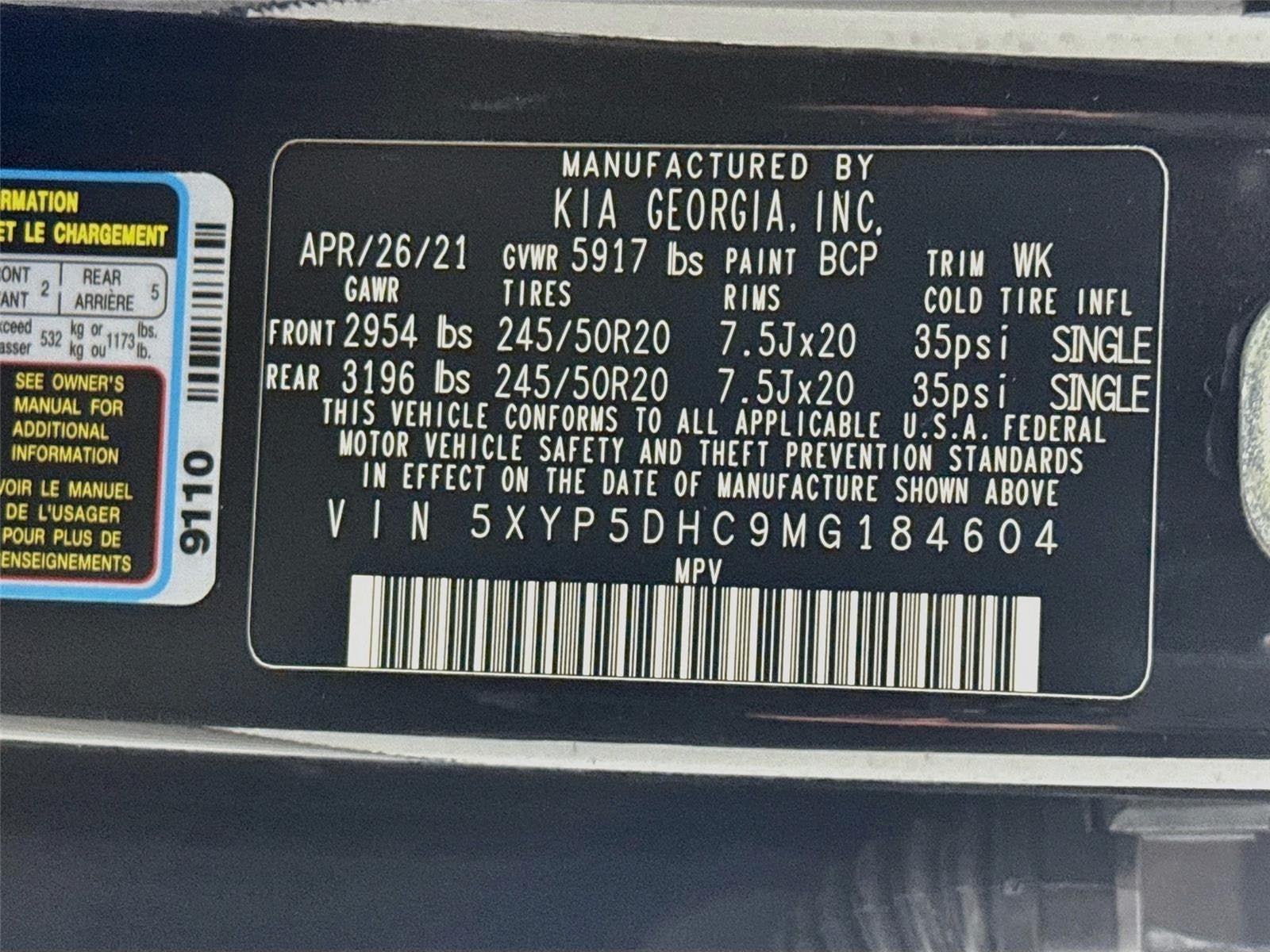 Certified 2021 Kia Telluride SX w/ SX Prestige Package AWD/4WD image 34