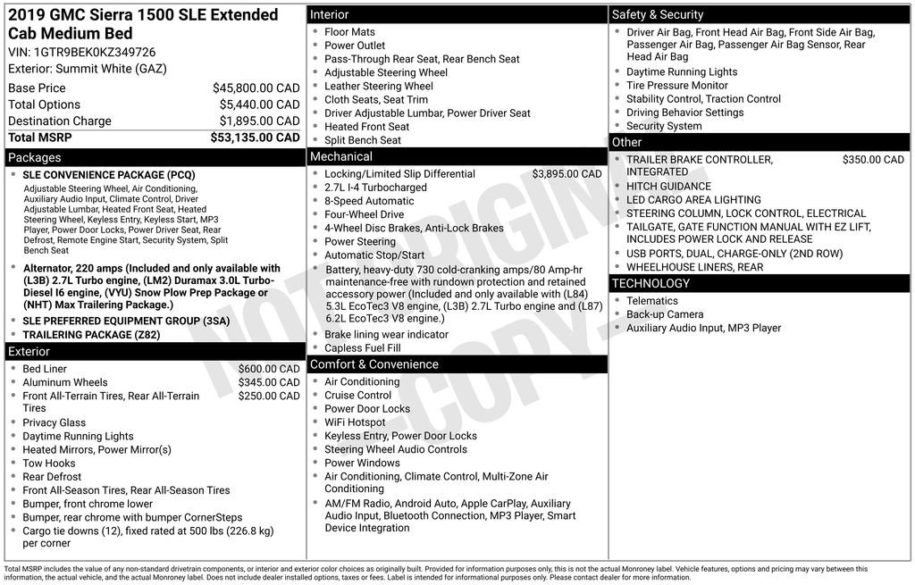 Used 2019 GMC Sierra 1500 SLE image 38