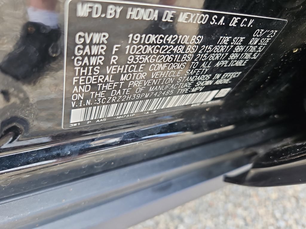 Certified 2023 Honda HR-V LX image 29