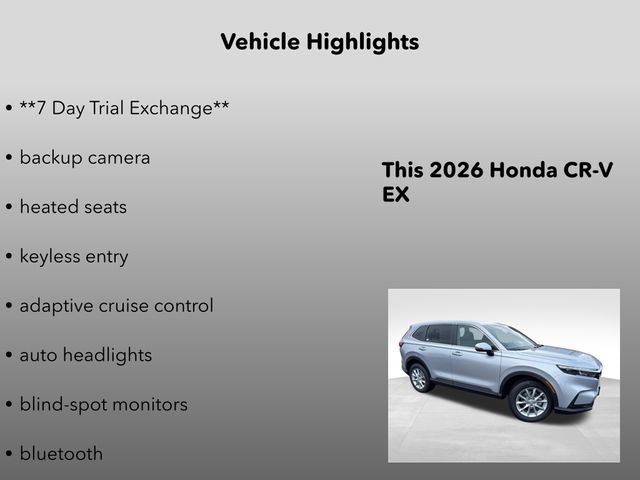 New 2026 Honda CR-V EX image 5