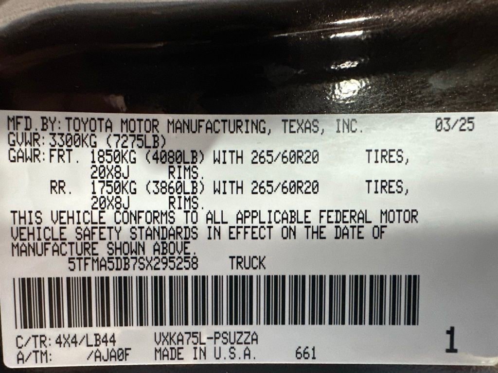 Used 2025 Toyota Tundra 1794 Edition AWD/4WD image 11